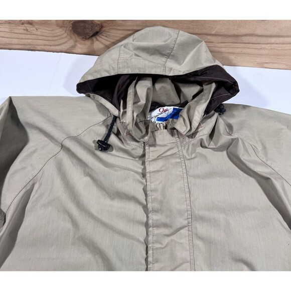 Vintage Orvis Gore-Tex Hooded Field Parka Storm Coat Rain Jacket Men's Large - Picture 8 of 13